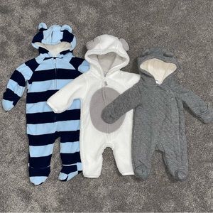 Carter’s One Piece Zip Up Bundle (Newborn - 3-6m)
